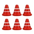 thumbnail image 1 of Shisuyan 6 Pcs Cônes de Signalisation pour Enfants Cônes de Signalisation Rouges Petits Jouets Cognitifs en Bois, 1 of 8