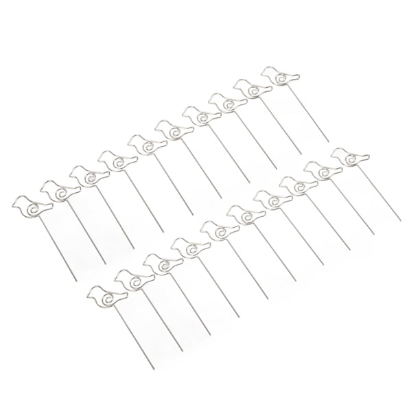 Titular De La Tarjeta De Metal, Clips De Tarjeta De Nombre Ampliamente Utilizados Hierro Premium Diseño único Anti Oxidación Robusto Durable Para Memo Para Tarjeta Para Foto ANGGREK Pájaro