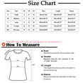 thumbnail image 3 of YanHoo Women's Casual 3/4 Sleeve T-Shirts Round Neck Cute Christmas Tunic Tops Basic Tees Blouses Loose Fit Pullover Fall Walmart Clearance Sales, 3 of 5