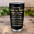 thumbnail image 5 of Son-in-Law Gifts Tumblers 20oz - Son-in-Law Gifts from Mother in Law/Father in Law Coffee Mug - Gifts for Son-in-Law Cup - Birthday Gift Ideas for Son-in-Laws, 5 of 6