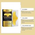 thumbnail image 3 of Forehead Wrinkle Patches, 24K Gold Anti Wrinkle Patches, Forehead Lines Mask, Smooth Fine Lines & Wrinkles, 24K Gold Collagen Patches for Forehead Wri, 3 of 5