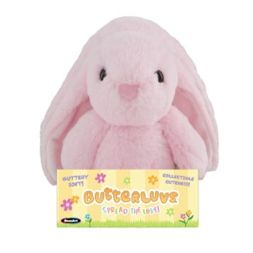 BUTTERLUVS PINK BUNNY 8IN