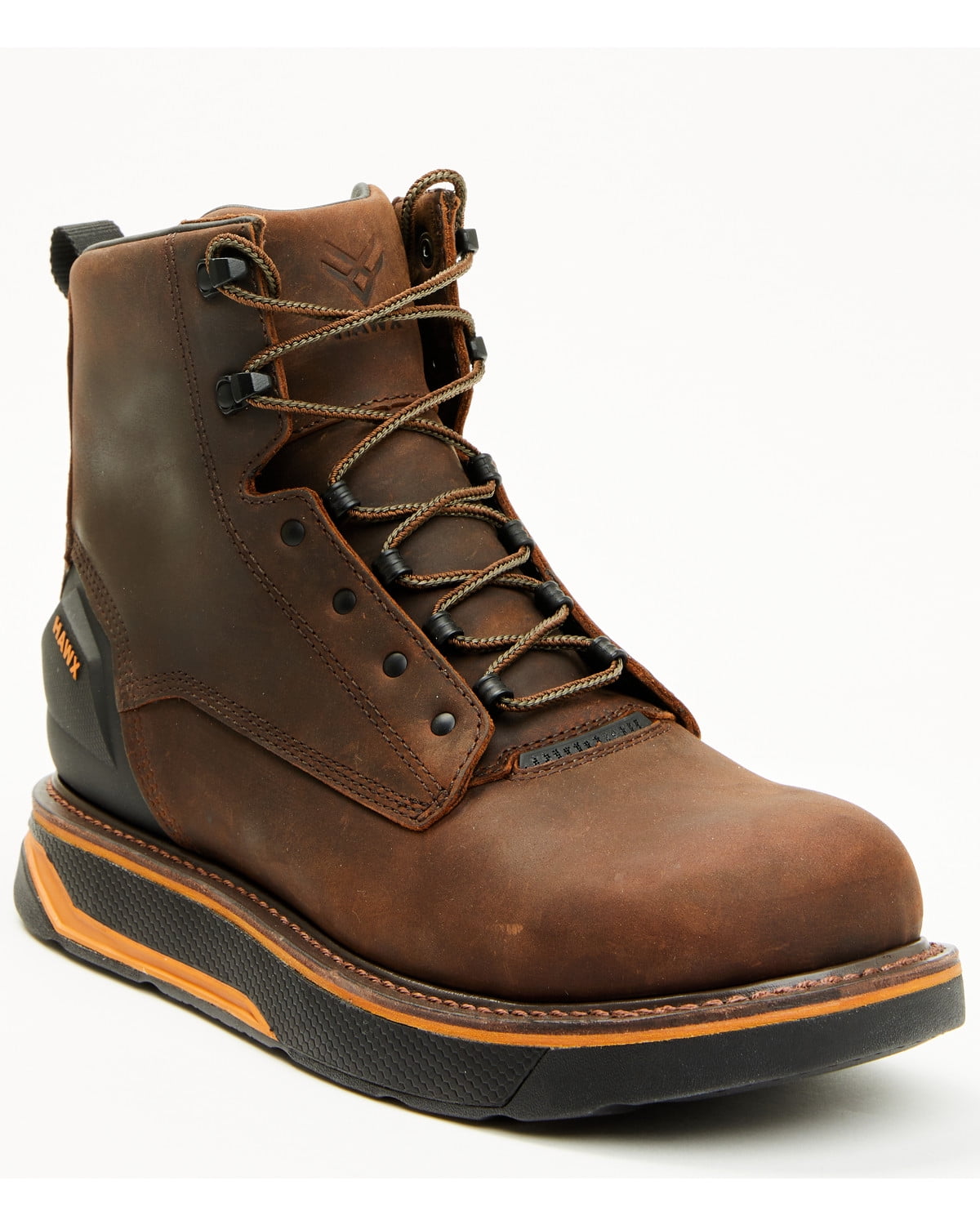 Cody James Kiltie Boots Mens 9.5 D Lace Up Square Toe Bark Brown Leather C8MR2 Cody James Men main image 4