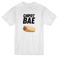 thumbnail image 1 of Chipotle Burrito T-shirt Blanc pour Homme ChipotBae à Motif, 1 of 1