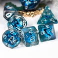 thumbnail image 4 of Cusdie 7-Die Resin DND Dice, Polyhedral Dice Set Filled with Eyeball for Role Playing Game Dungeons and Dragons D&D Dice Pathfinder, 4 of 5