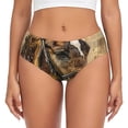 thumbnail image 1 of Balery Musical Horse Vintage Collage Ropa Interior de Algodón para Mujer con Dibujo – Braguitas Cómodas y Elásticas, Estilo Clásico-4X-Large, 1 of 6