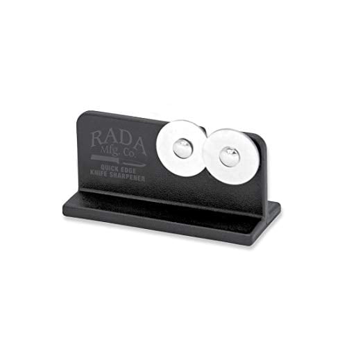 Rada Cutlery Quick Edge Knife Sharpener , Stainless Steel Wheels Made in the USA