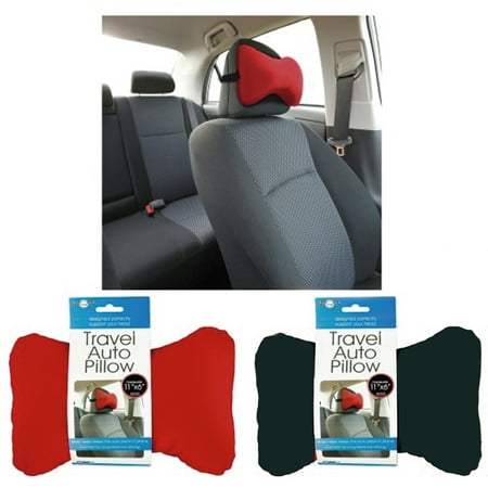 AllTopBargains 2PC Car Travel Auto Headrest Neck Seat Cushion Support Pillow Rest Sleep