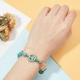 thumbnail image 6 of 488 Pcs Colorful Turquoise Beads Theme Turquoise Loose Spacer Beads Skull Peace Sign Cross Starfish Beads Charm for Jewelry Making Bracelet Necklace Crafting Colorful, 6 of 6