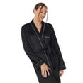 thumbnail image 3 of Aria Women's Stretch Velour Long Sleeve Wrap Sleepwear Robe with Pockets, Sizes XS-5X, 3 of 5