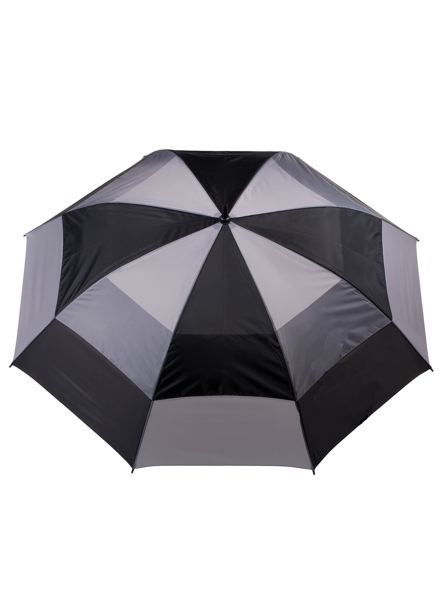 Totes Vented Auto Open Stormbeater Golf Stick Umbrella With SunGuard® Black and Gray