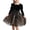 Black, variant on Ardorlove Kids Girls Long Sleeve Velvet Tulle Dress Square Neck Tutu Princess Dress for Wedding Birthday Commemorative Day Party