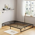 thumbnail image 2 of Garvee 10" Low Profile Queen Bed Frame - Heavy Duty Metal Platform, No Box Spring Needed, Noise-Free, Non-Slip, Easy Assembly, Black - Perfect for Queen Size Mattresses, 2 of 7