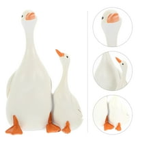 WHAMVOX  Duck Garden Statue Figure Ducks Popular among Decor Outdoor Mother Baby