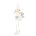 thumbnail image 1 of Matsuzay Feliz Navidad niña muñeco de peluche juguete colgante adornos decoración del hogar Kits de decoración para fiestas blanco, 1 of 6
