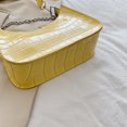 thumbnail image 4 of Bolsa de cuero portátil para mujer de mano de cocodrilo sólido para axilas de calle JShteea Para Estrenar, 4 of 9