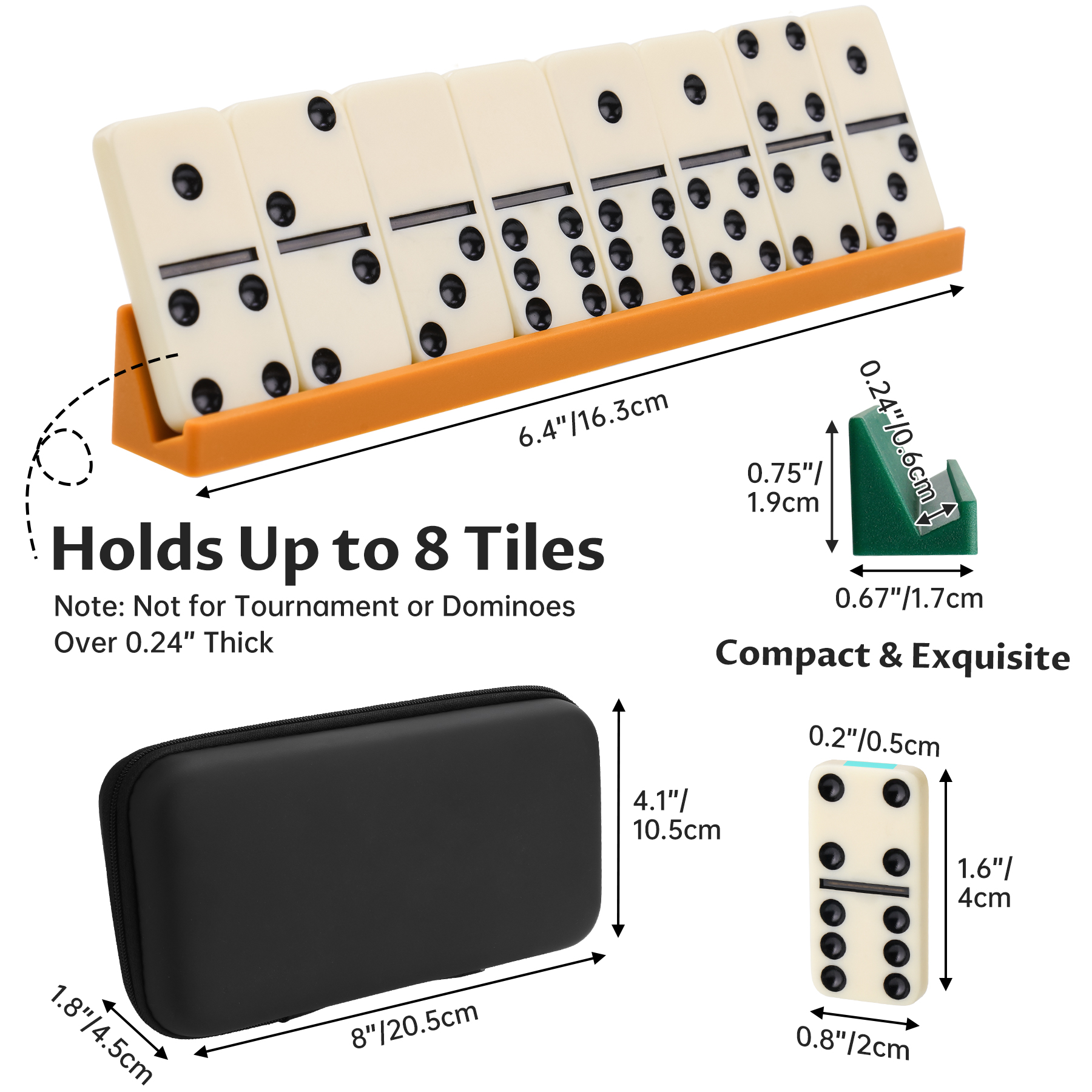 Nitoy Double 6 Dominoes Set with Racks photo 5