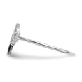 thumbnail image 3 of 14k White Gold Polished Celtic Cross Ring - Size 7, 3 of 3