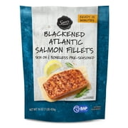 Sam's Choice Blackened Atlantic Salmon Fillets, 1 lb (Frozen)