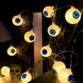 thumbnail image 4 of 2 Meters 10LED Light Spooky LED Lights Horror Themes Adjustable Light Bat Ghost Pumpkin Shapes Halloween Decor, 4 of 6