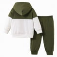 thumbnail image 5 of Towmus Toddler Boy Clothes Fall Winter Clothes Outfits Hooded Casual Long Sleeve Sweatshirt Pants Set Toddler Clothes 6 12 18 24 Months, 5 of 8