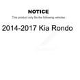 thumbnail image 2 of Transit Auto Front Coated Disc Brake Rotors and Semi-Metallic Pads Kit for Car 2014-2017 Kia Rondo KGS-100347, 2 of 11