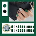 thumbnail image 5 of Milue 24 Pack Short Detachable Finished Fingernails Wearable False Nails Press on, 5 of 21