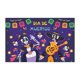 thumbnail image 1 of Fondo del Día de los muertos de México, decoraciones de fiesta temáticas de terror, bandera colgante, pancarta del Día de los muertos, novedad de 2023, 1 of 5