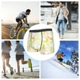 thumbnail image 4 of Balery Lemon Potatoes Calzoncillos bóxer para hombre, ropa interior de algodón suave y transpirable con cinturilla de nailon-Small, 4 of 5