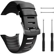 Compatible with Suunto Core Watch ,Soft TPU Replacement Strap Sport Wrist Metal Claspfor Suunto