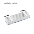 thumbnail image 4 of M.2 Aluminum Heatsink Kit 70 x 22 x 10mm with Silicone Thermal Pads for 2280 SSD, 4 of 4