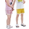 thumbnail image 3 of Splozh Girls Athletic Shorts Quick Dry Running Shorts with Mesh Liner,Pink 2-3 Years, 3 of 4