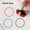 Blue, variant on 1.5 Inch Round Clock Stamp - Red/Blue/Black Time Tracking Stamps for Office and Classroom Efficiency