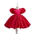 thumbnail image 1 of 110cmPurple redGirls' princesa vestido puff manga cumpleaños ropa pettiskirt otoño vestido completo para niños esquí esquí Gafas de esquí, 1 of 4