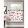 thumbnail image 2 of Sheer Curtains 54 Inch Length, Pin Polka Dots Semi Sheer Curtains Light Filtering Window Treatment, Modern Abstract Art Privacy Voile Drapes for Living Room Bedroom 52x54 Inch, 2 of 7