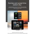 thumbnail image 4 of Mistaha Wireless Weather Station FJ3362G with Color Screen Display - Indoor Outdoor Thermometer, Humidity Monitor, Weather Forecast Tool - ABS Material - Large Colorful Screen - Date Time Pressure, 4 of 6