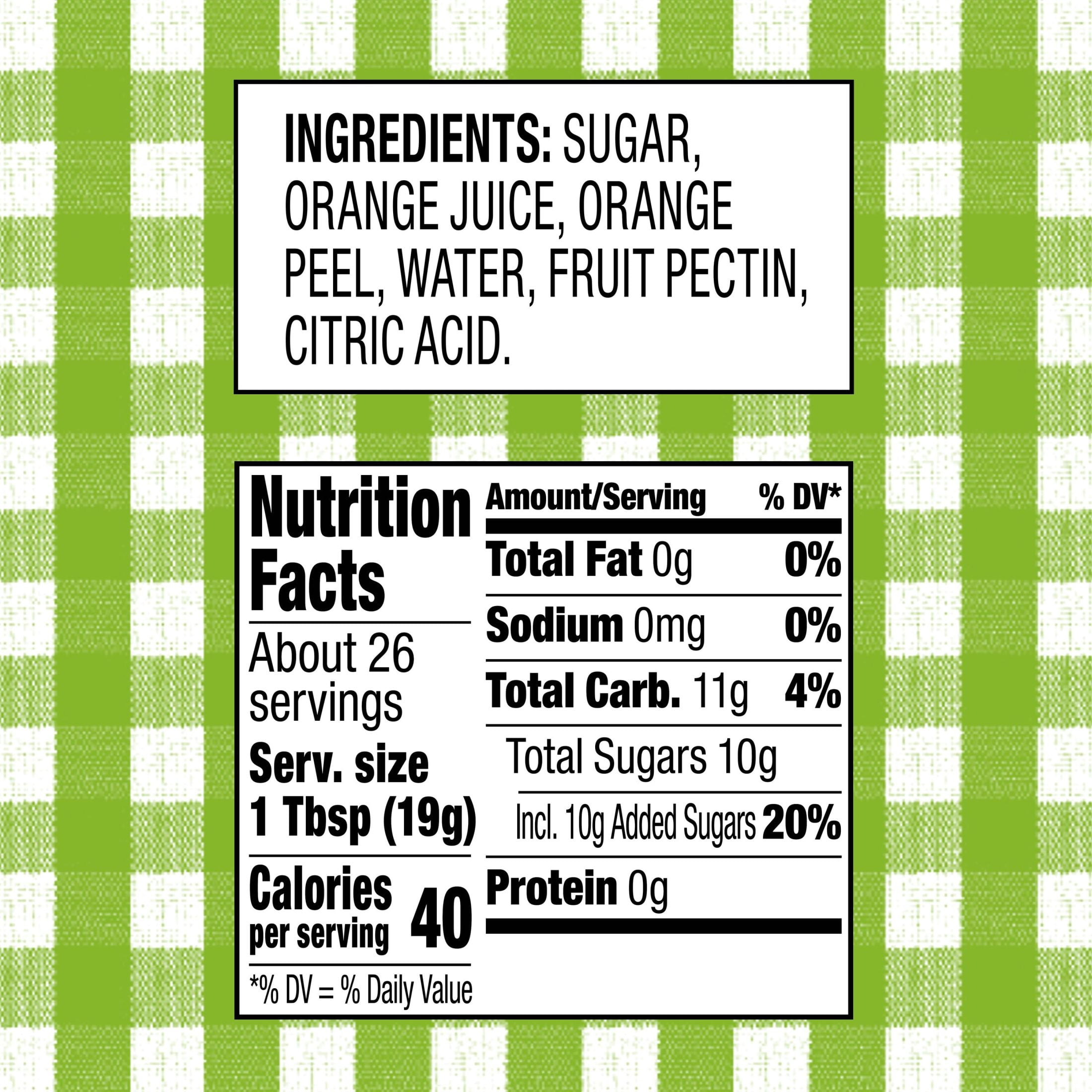 (8 pack) Smucker's Natural Orange Marmalade Fruit Spread, 17.25 oz