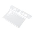 thumbnail image 4 of Funda protectora transparente para Switch, abertura precisa de orificios, alta transparencia, funda para consola de juegos dividida, 4 of 12
