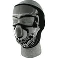 thumbnail image 2 of Zan Headgear Full-Face Skull Face Mask Chrome Skull, 2 of 3