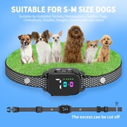 Anti-Bark Collar for Small Dogs, No Shock Anti Barking Collars with 7 Sensitivities, 3 Adjustable Modes Beep & Vibration, IP67 Waterproof - Effective & Humane Small Dogs Bark Collar-Black