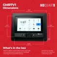 thumbnail image 4 of MB Quart Portable Touchscreen Car Stereo Audio System for Boat & UTV, Black, 4 of 12