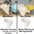 thumbnail image 5 of Flour Funnel for Kitchen Aid Mixer - No-Mess Anti-Spill Design for 4.5-5 Qt Tilt-Head KitchenAid Stand Mixer, Easy-Pour Kitchen Aid Attachment for Baking Essentials, 5 of 7