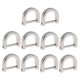 thumbnail image 5 of IDEANATEGRATE 10Ud Semicircular D Tipo Para Bolsa De Aleación De Zinc Resistencia Y Plata, 5 of 6