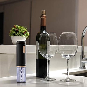 Electric Wine Opener Set With Aerator - Rechargeable Automatic Corkscrew Kit