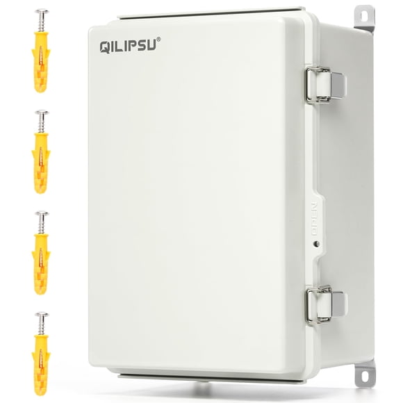 Caja eléctrica exterior QILIPSU de 30 x 20 x 17 cm a prueba de agua IP66