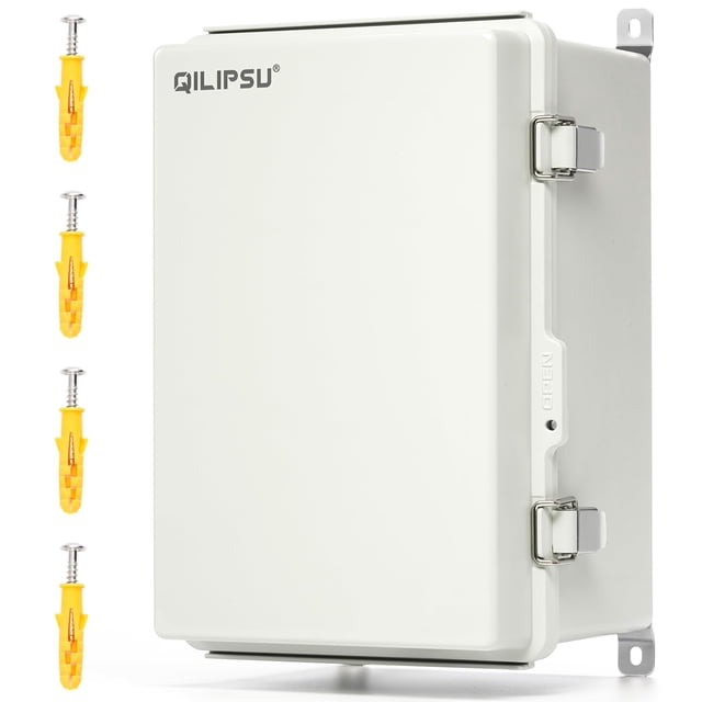 Caja eléctrica exterior QILIPSU de 30 x 20 x 17 cm a prueba de agua IP66