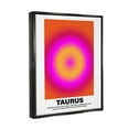 thumbnail image 6 of Stupell Industries Funny Taurus Astrology Abstract Painting Black Floater Framed Canvas Art Print Wall Art, 25 x 31, 6 of 10