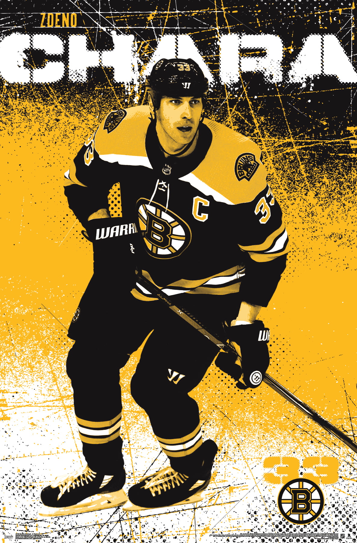 Boston Bruins - Zdeno Chara Poster Mount Bundle - Walmart.com