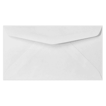 LUXPaper #7 Regular Envelopes, 3 3/4 x 6 3/4, Bright White, 250/Pack