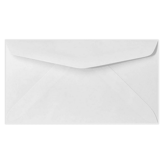 LUXPaper #7 Regular Envelopes, 3 3/4 x 6 3/4, Bright White, 1000/Pack